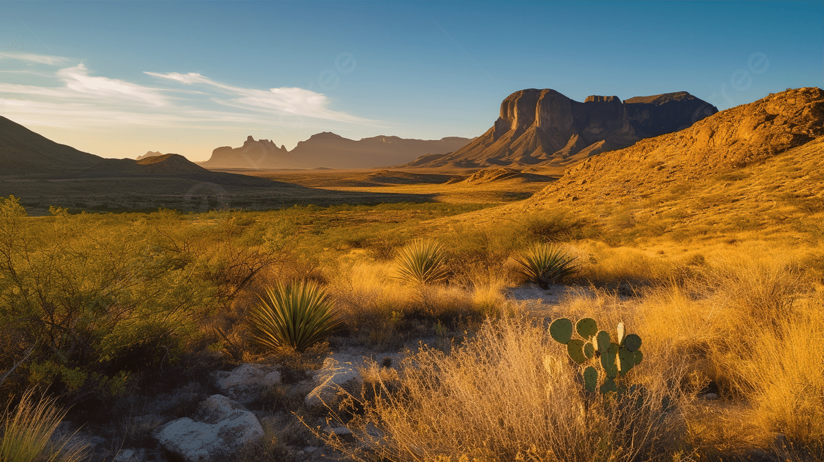 1200x673 Landscape Of A Southwest Texas Desert