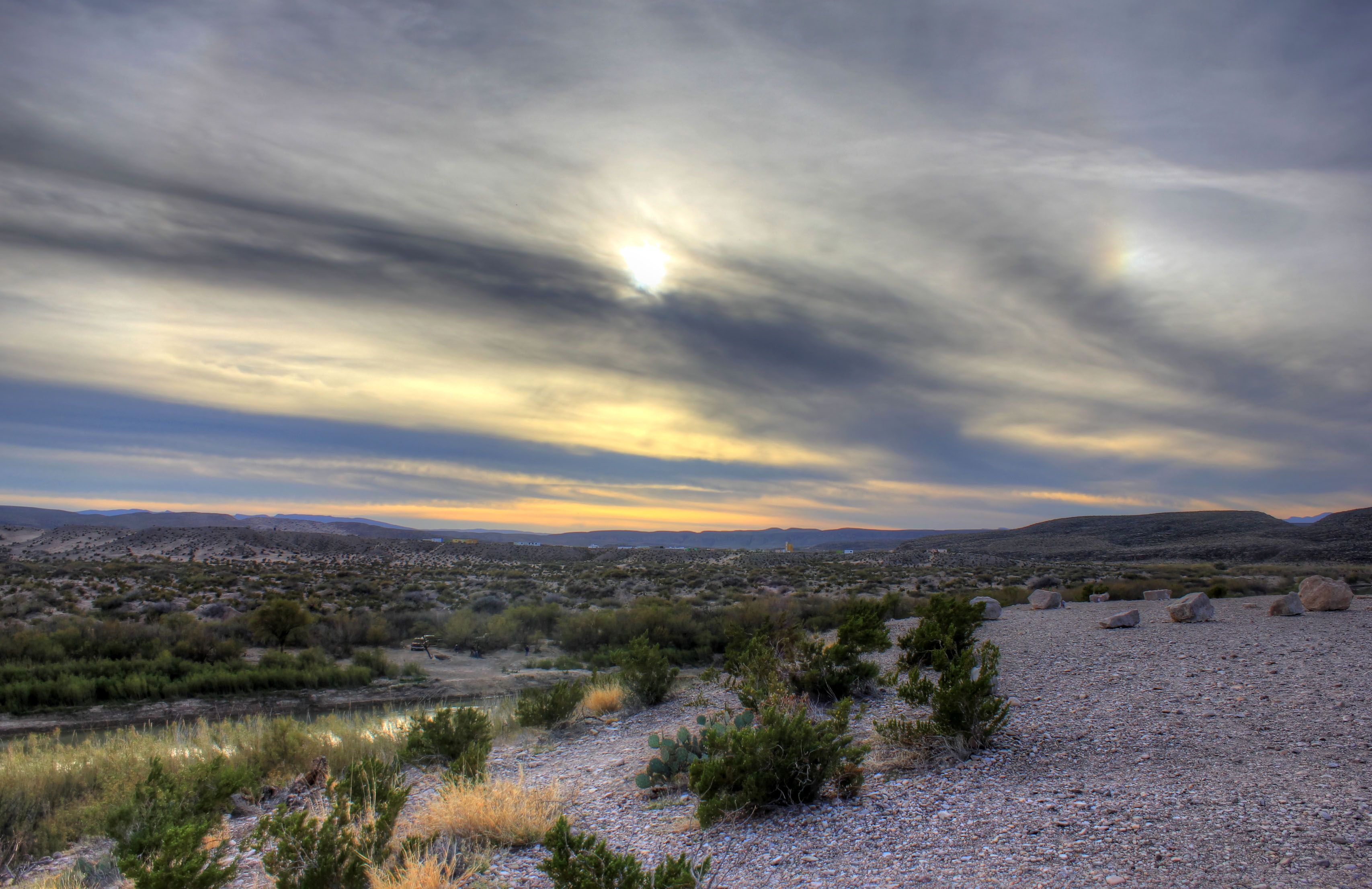 3413x2212 Desert Sunset at Big Bend National Park