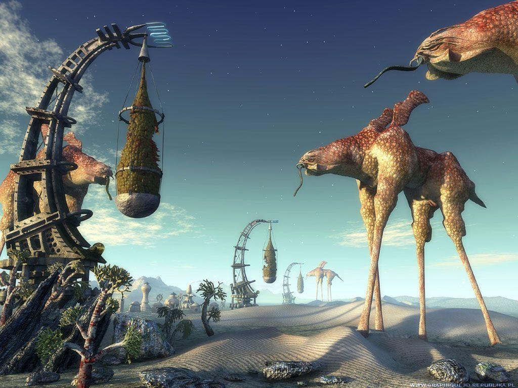 1024x768 Science Fiction Wallpaper
