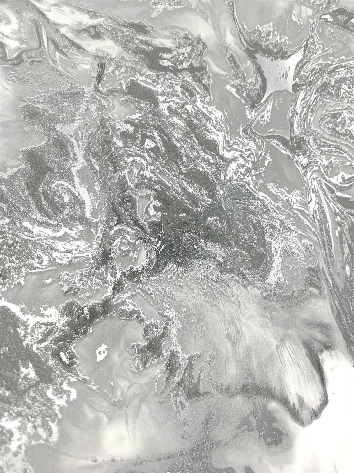 1350x1800 Debona Liquid Marble Wallpaper Metallic