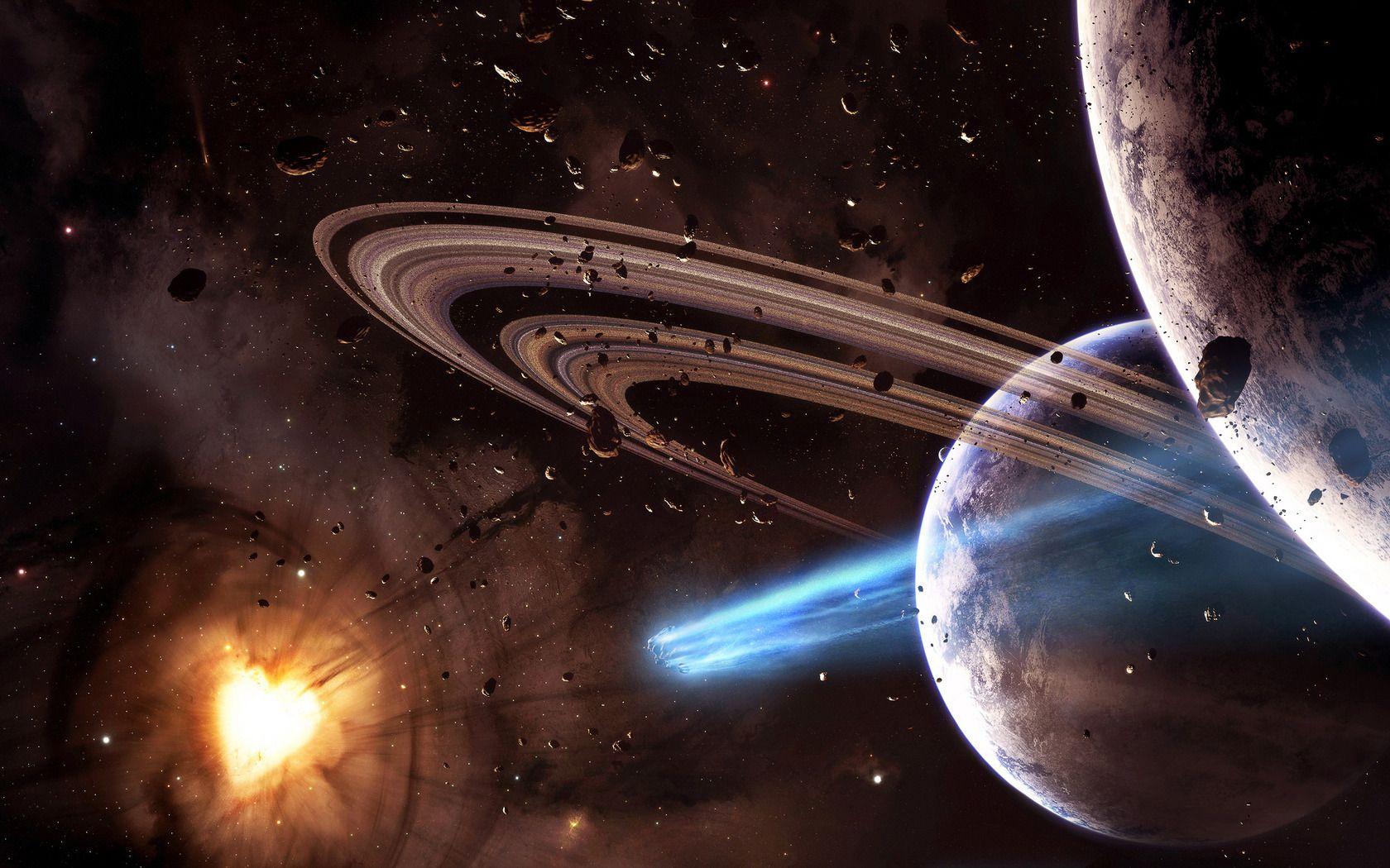 1680x1050 Free Asteroid Wallpaper