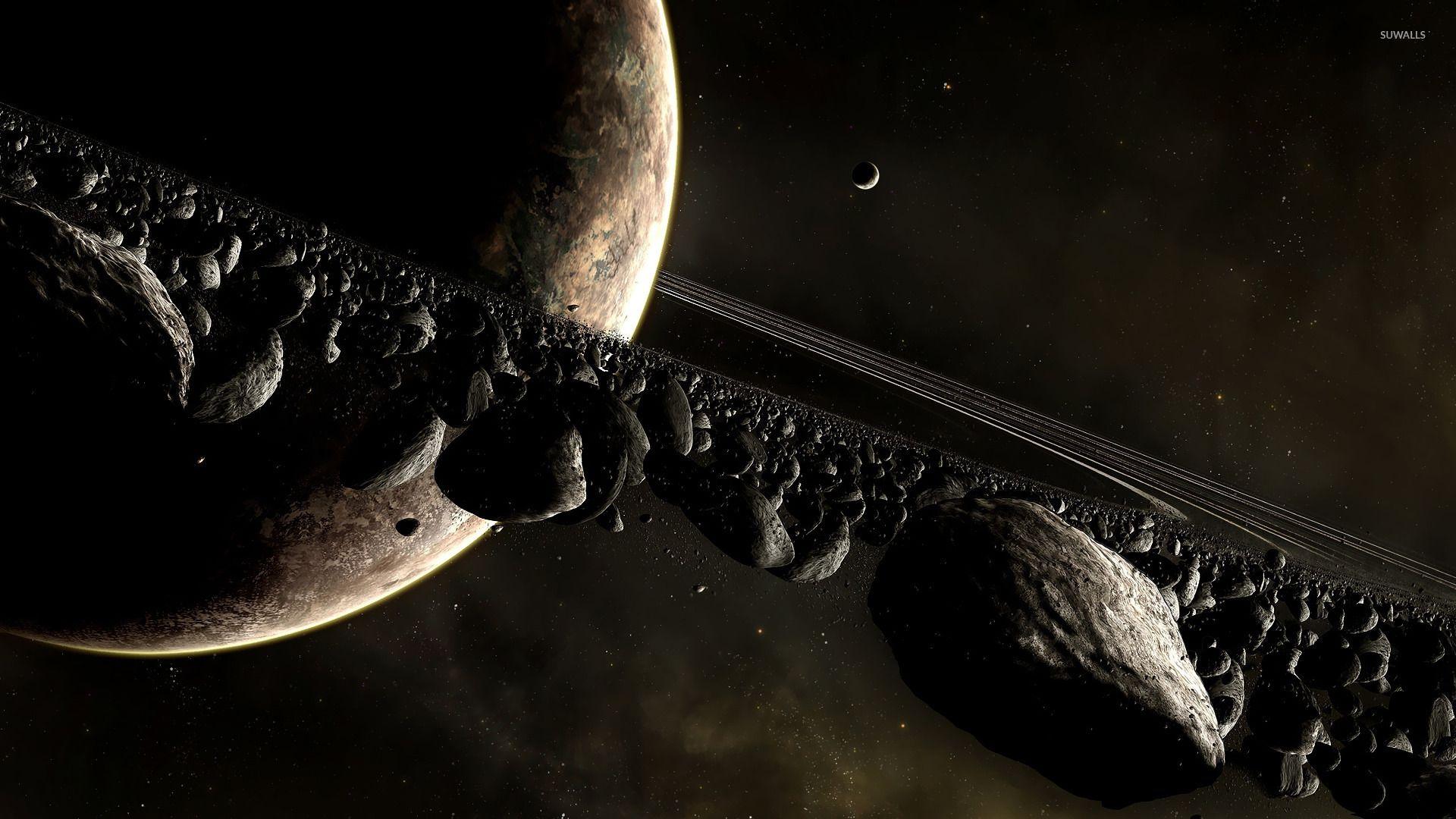 1920x1080 Planets and asteroids wallpaper wallpaper