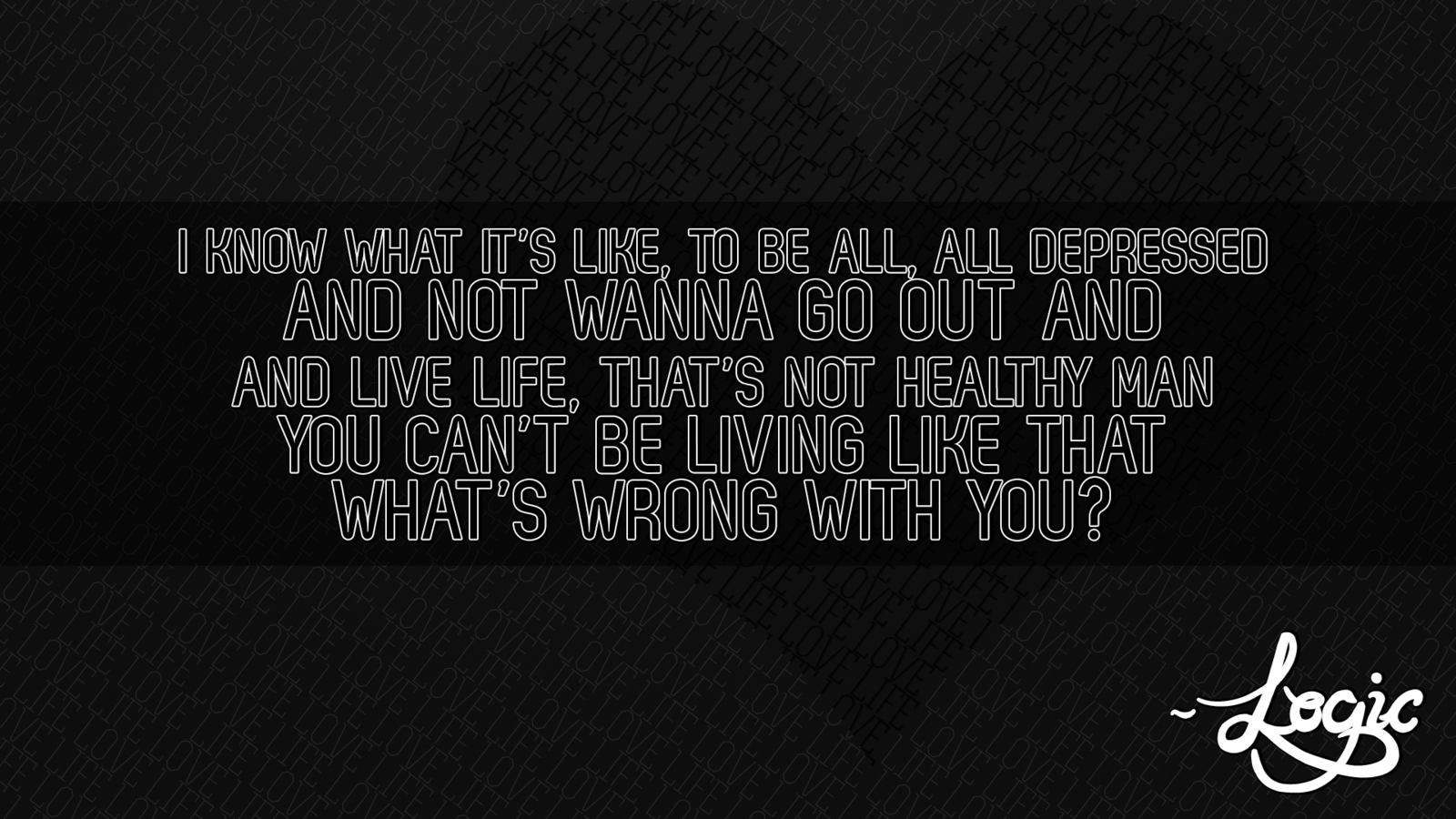 1600x900 Logic Quotes Rapper Background. QuotesGram