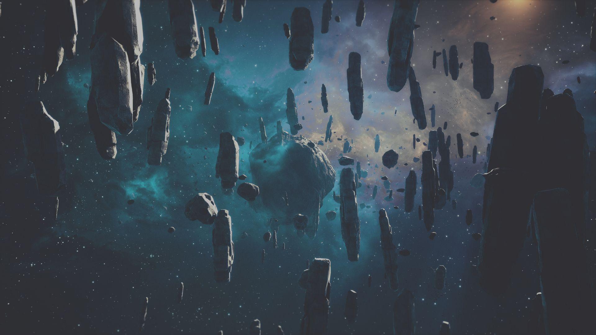 1920x1080 Falling Asteroid Laptop Full HD 1080P HD 4k