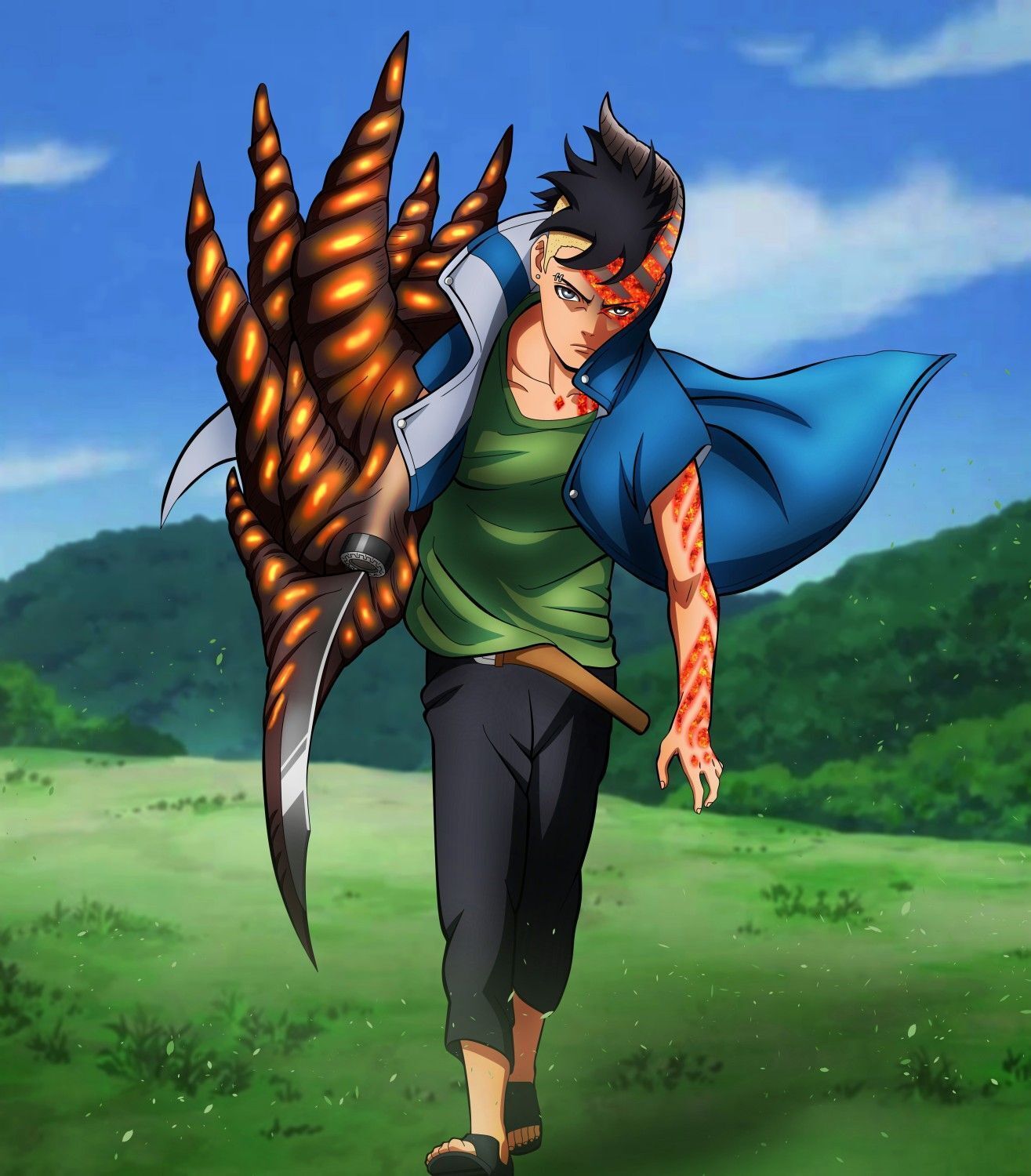 1315x1500 Kawaki vs Luffy