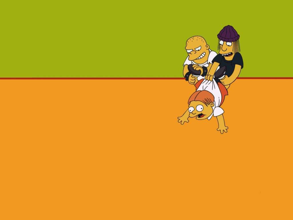1024x768 The Simpsons: Bullying Wallpaper HD 1080p