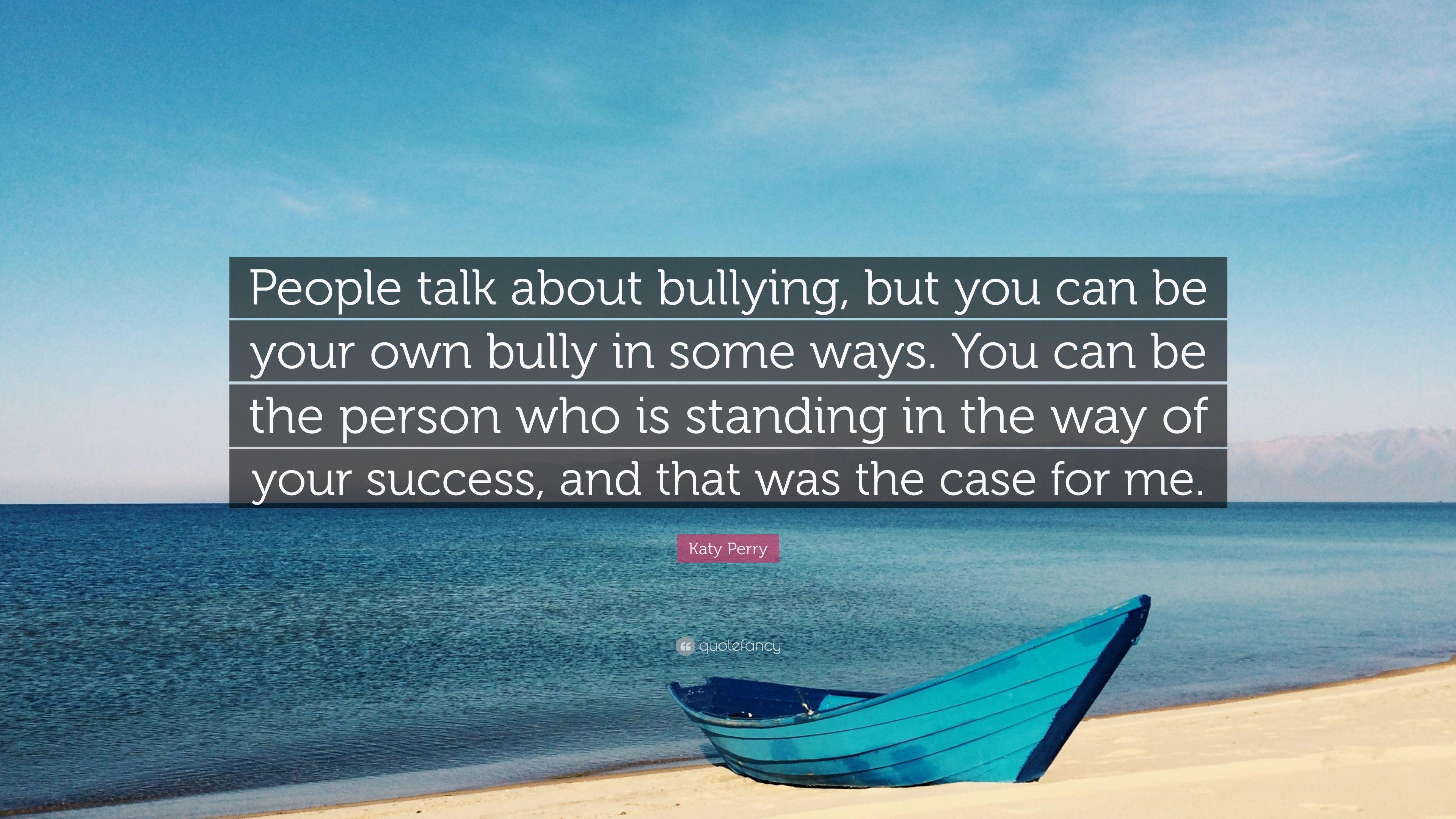 3840x2160 Katy Perry Quote: “People talk about bullying, but you can