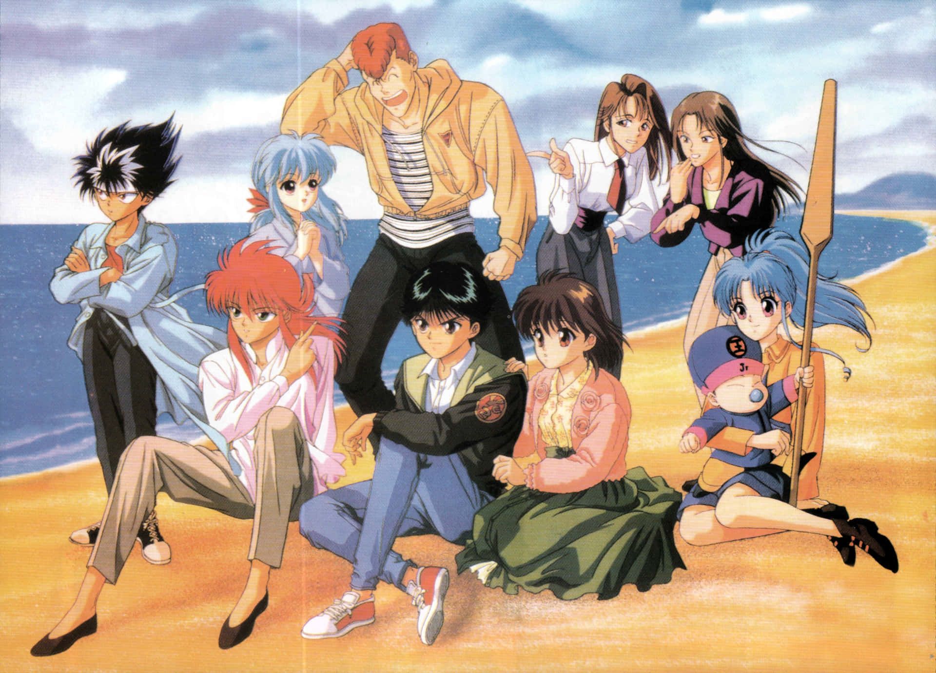 1920x1381 Kuwabara takes on Yomi in Yu Yu Hakusho