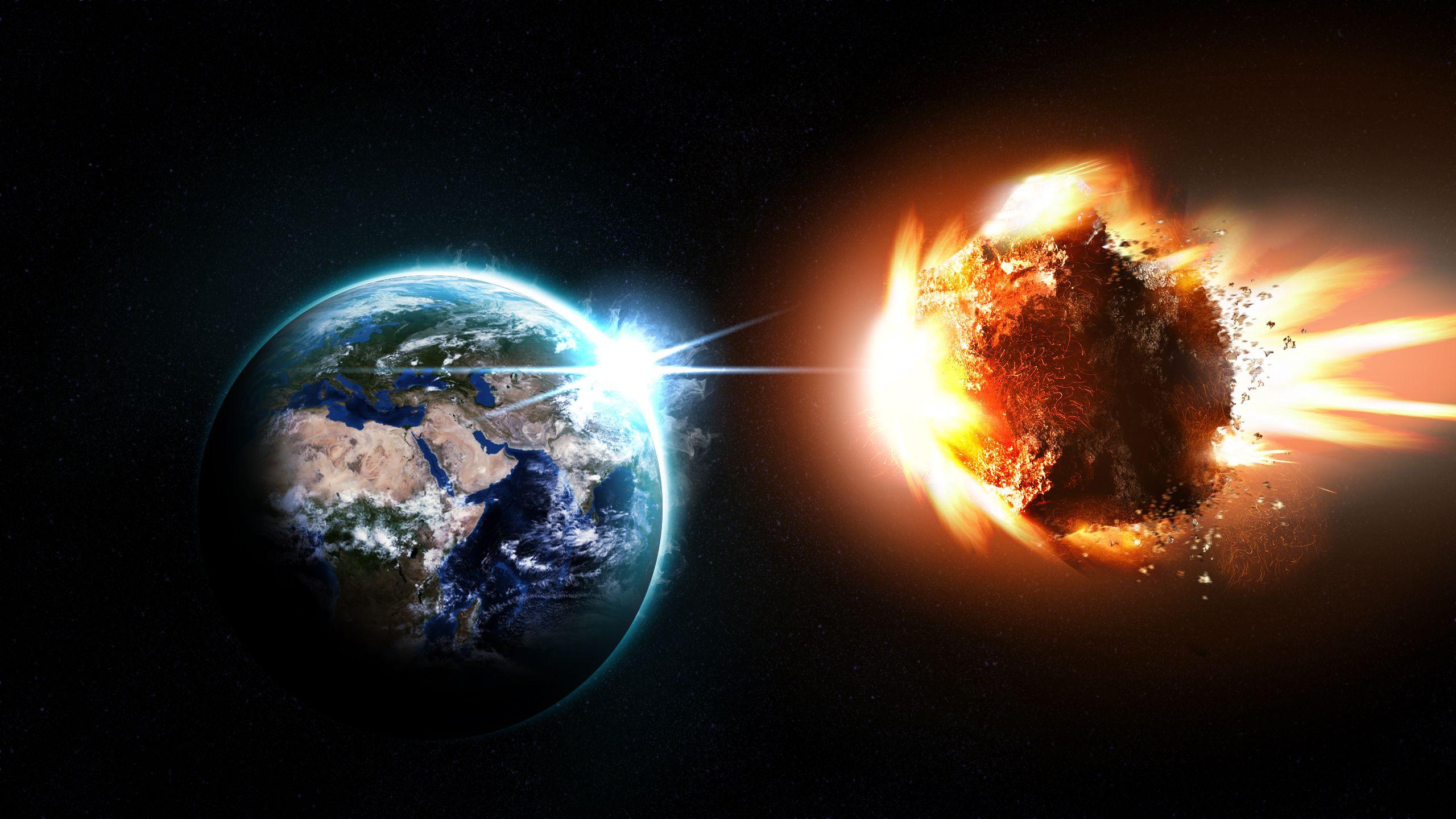 2560x1440 Asteroid HD Wallpaper