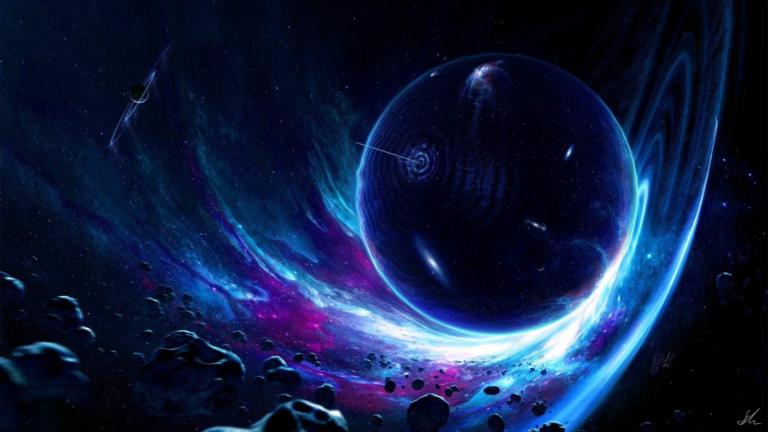 2560x1440 Interstellar Inside Wormhole wallpaper
