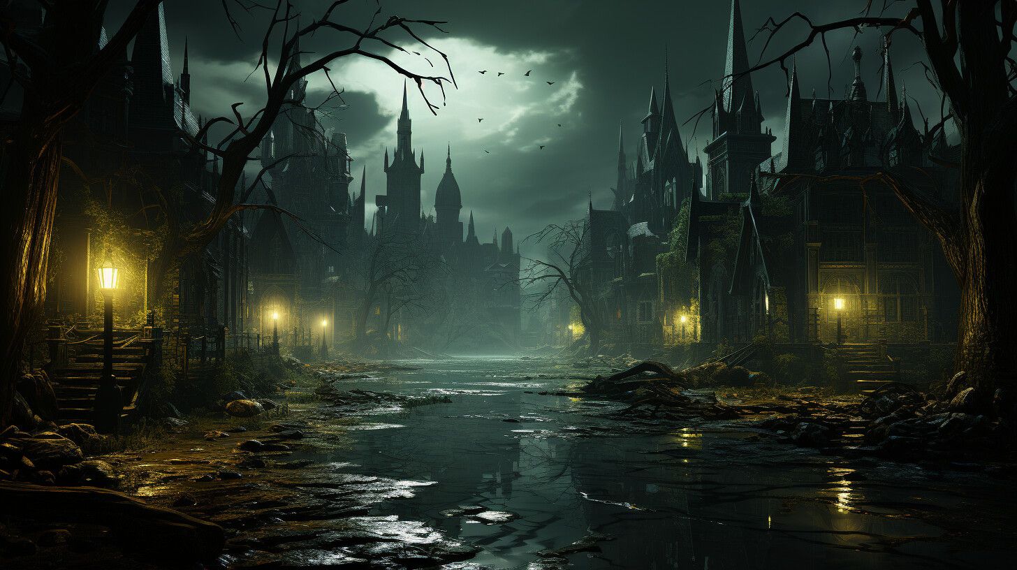 Gothic City Wallpapers - Top Free Gothic City Backgrounds - WallpaperAccess