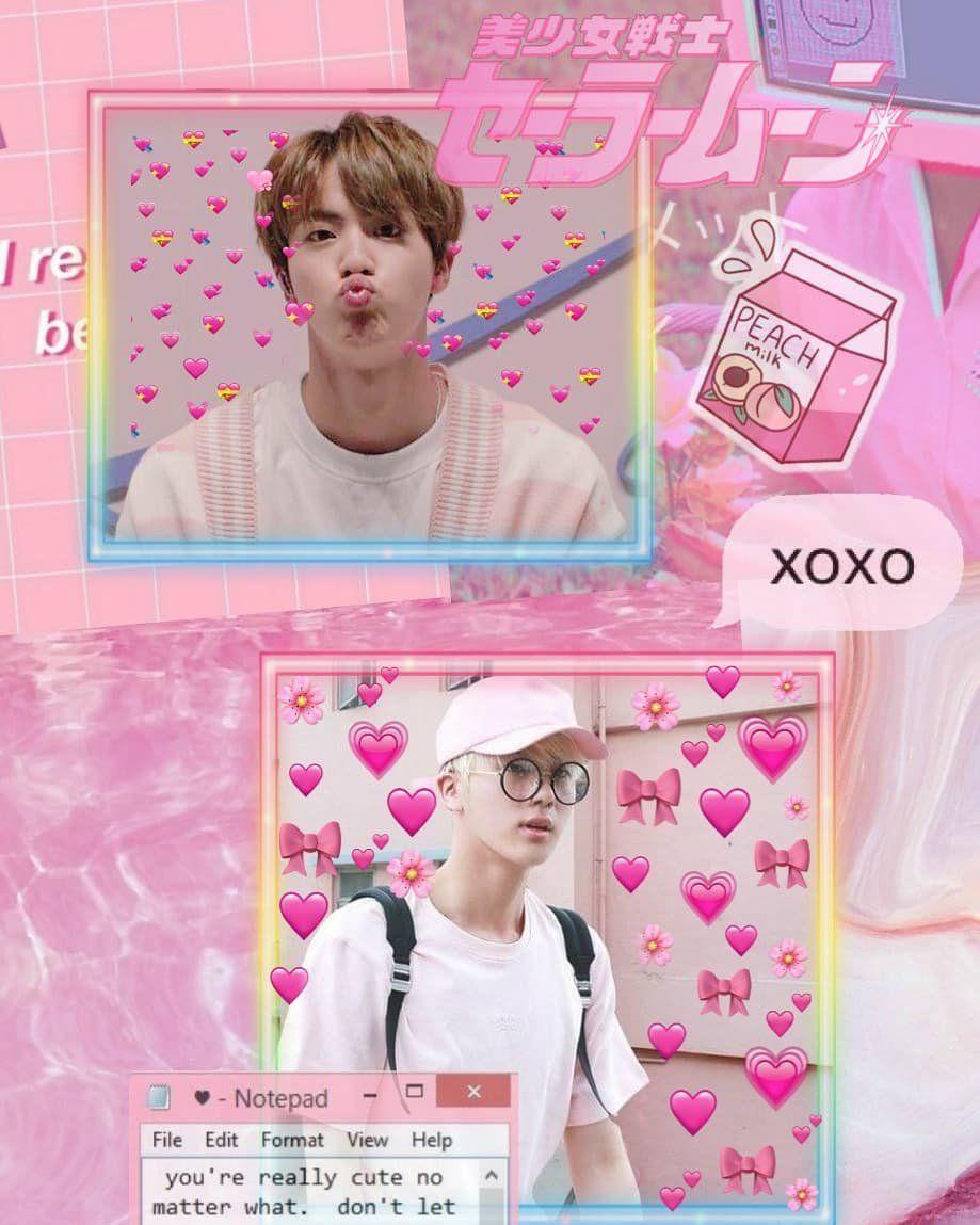 919x1149 I made this aesthetic wallpaper of Jin hope you all like it