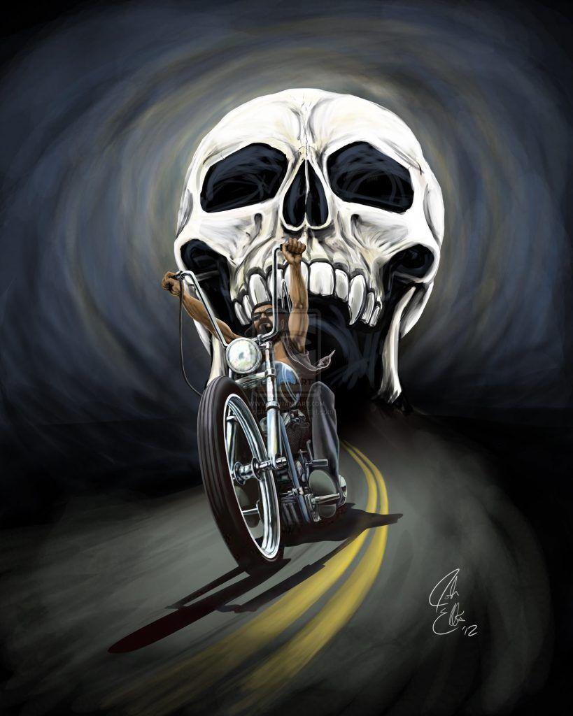 819x1024 Outlaw Biker Wallpaper