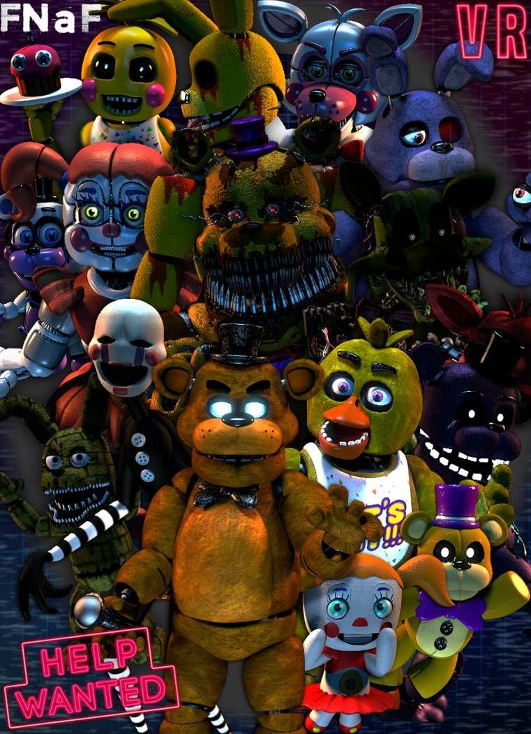 761x1051 FNAF Help Wanted Wallpaper
