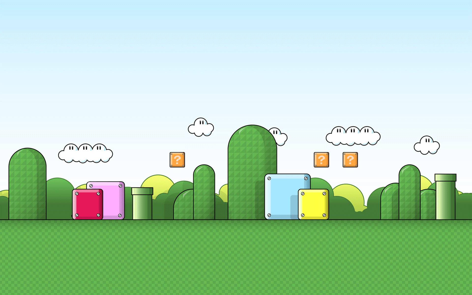 1920x1200 Super Mario Background