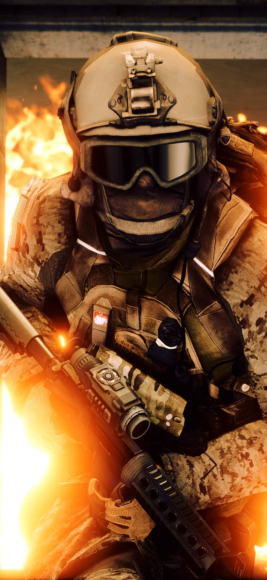 887x1920 iPhone X Battlefield 4 Background