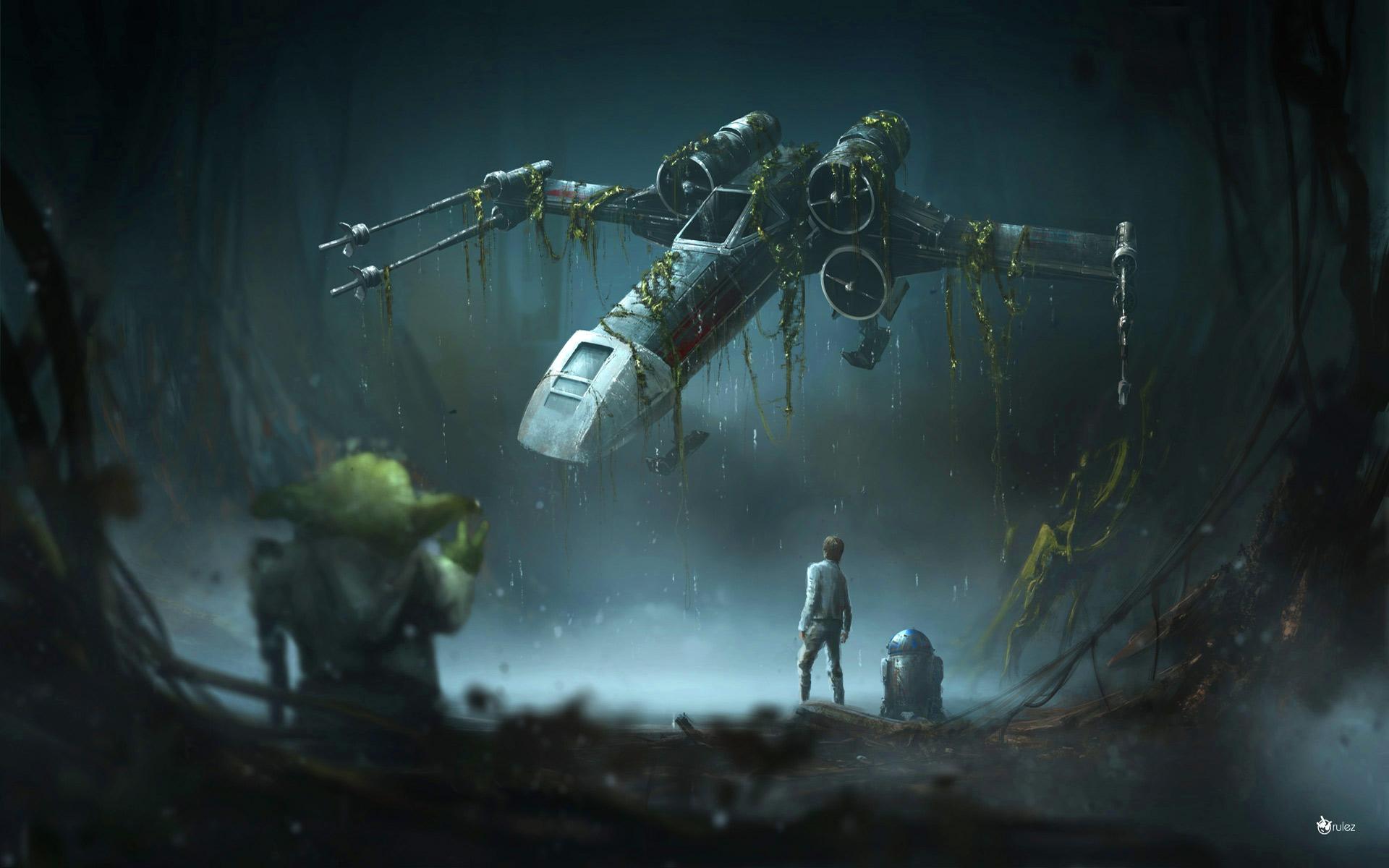 1920x1200 Yoda Jedi Training Star Wars Wallpaper. Free Computer