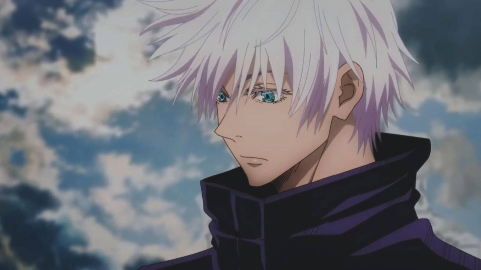 1920x1080 Gojo Satoru Side Profile Wallpaper