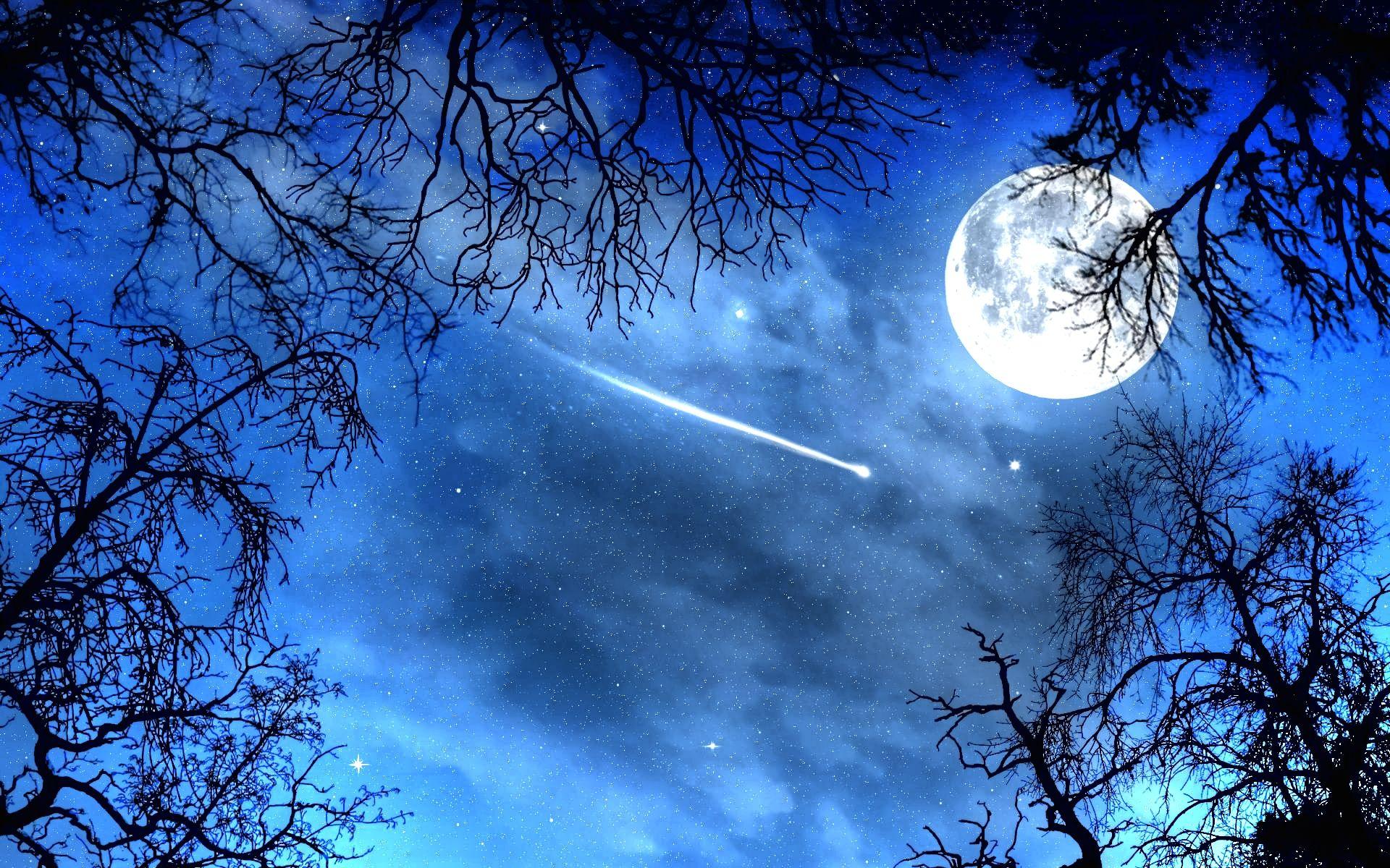 1920x1200 Blue Night, High Definition, High Quality