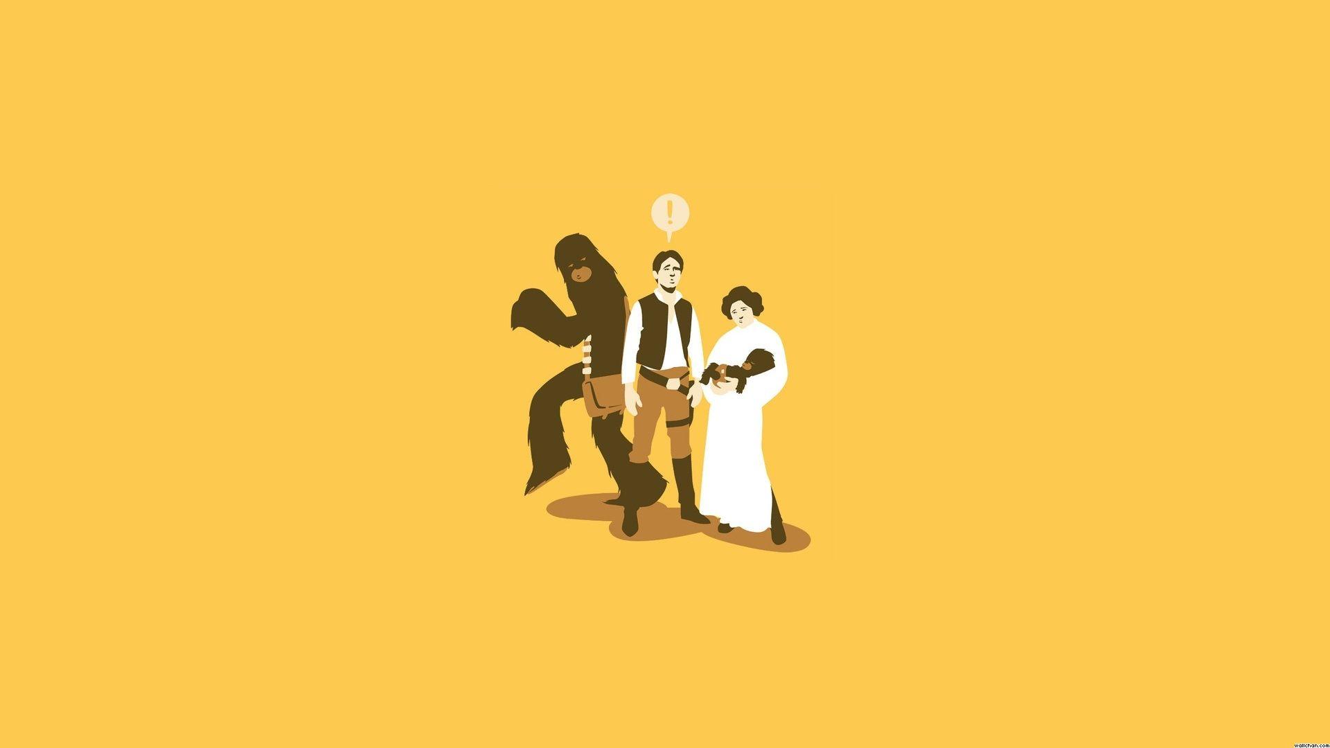 1920x1080 Funny Star Wars Computer Wallpaper at