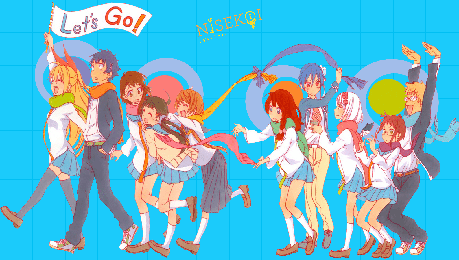 1587x900 Nisekoi Wallpaper Desktop Free Wallpaper