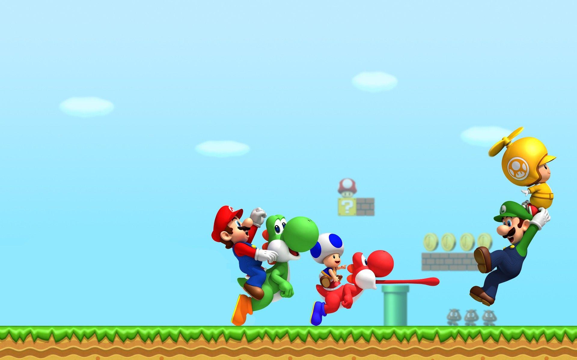 1920x1200 New Super Mario Bros Wallpaper Desktop Wallpaper HD 4k Mac