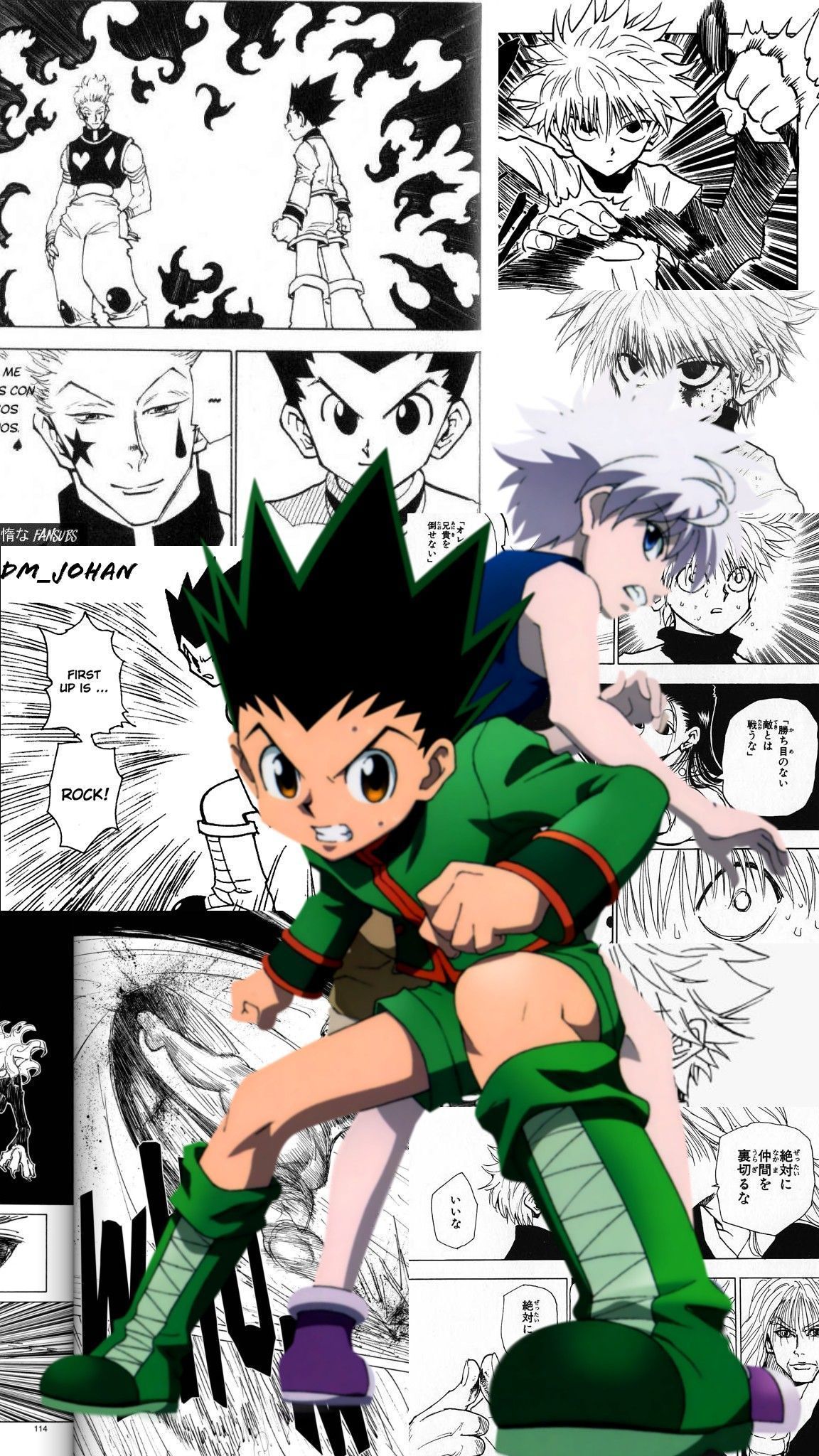 1152x2048 Hunter X Hunter Manga Wallpaper