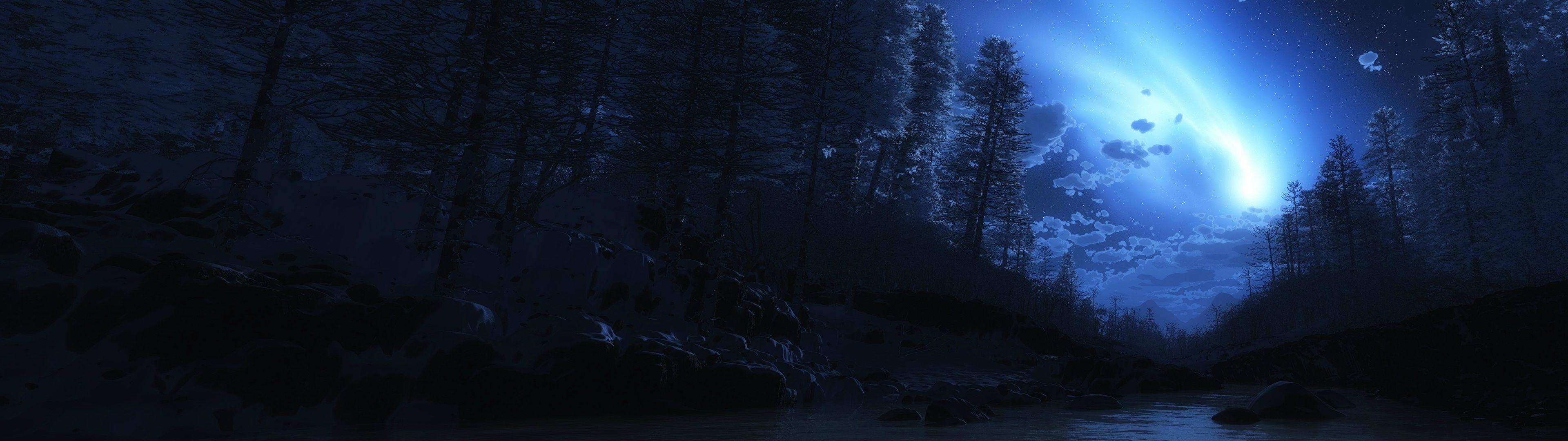 3840x1080 Dual screen Nature wallpaper