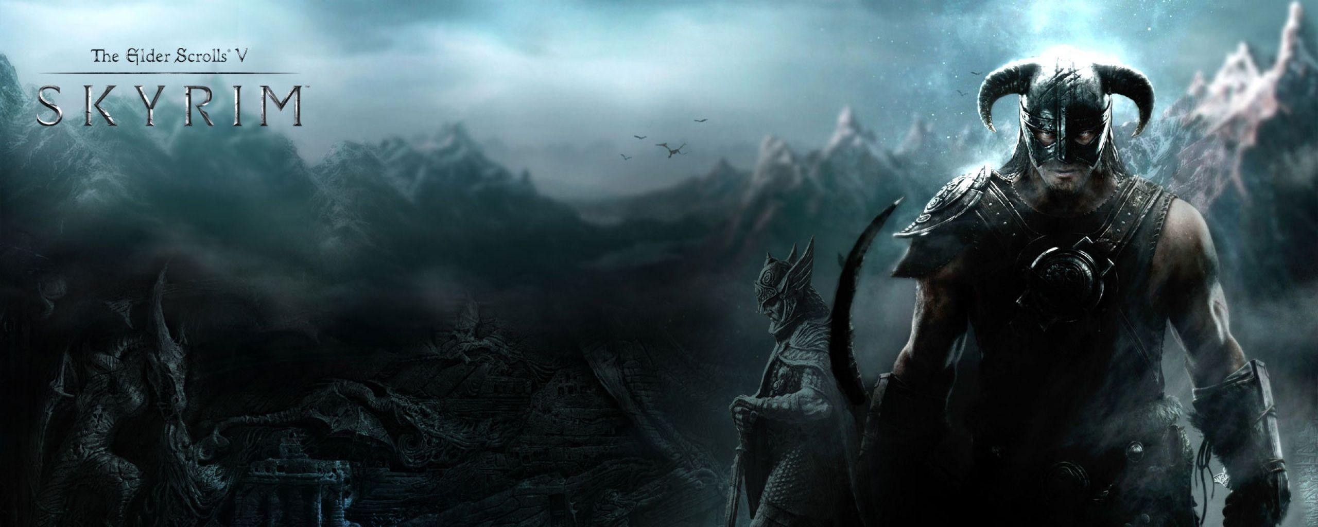 2560x1024 Free download skyrim warrior mountains dragon helmet Dual Monitor Resolution HD [2560x1024] for your Desktop, Mobile & Tablet. Explore Skyrim Dual Monitor Wallpaper. Skyrim Wallpaper 1600x Cool Skyrim Wallpaper
