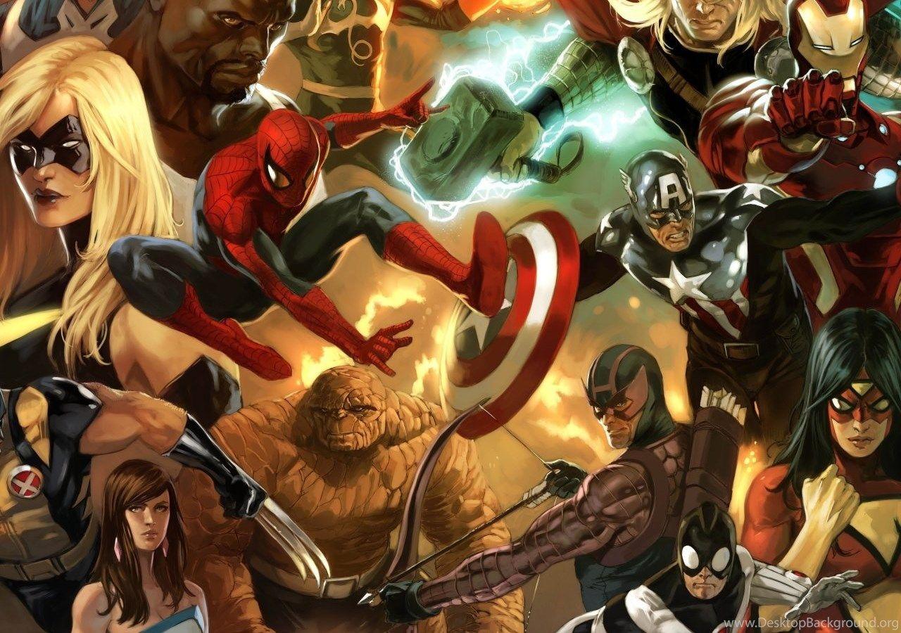 1280x900 Marvel Comics Characters HD Desktop Wallpaper : Dual