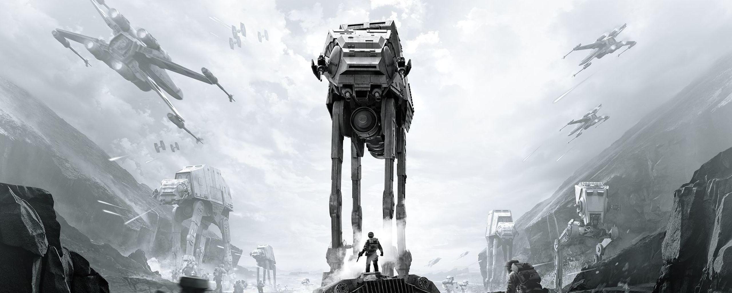 2560x1024 White Dual Screen Wallpaper