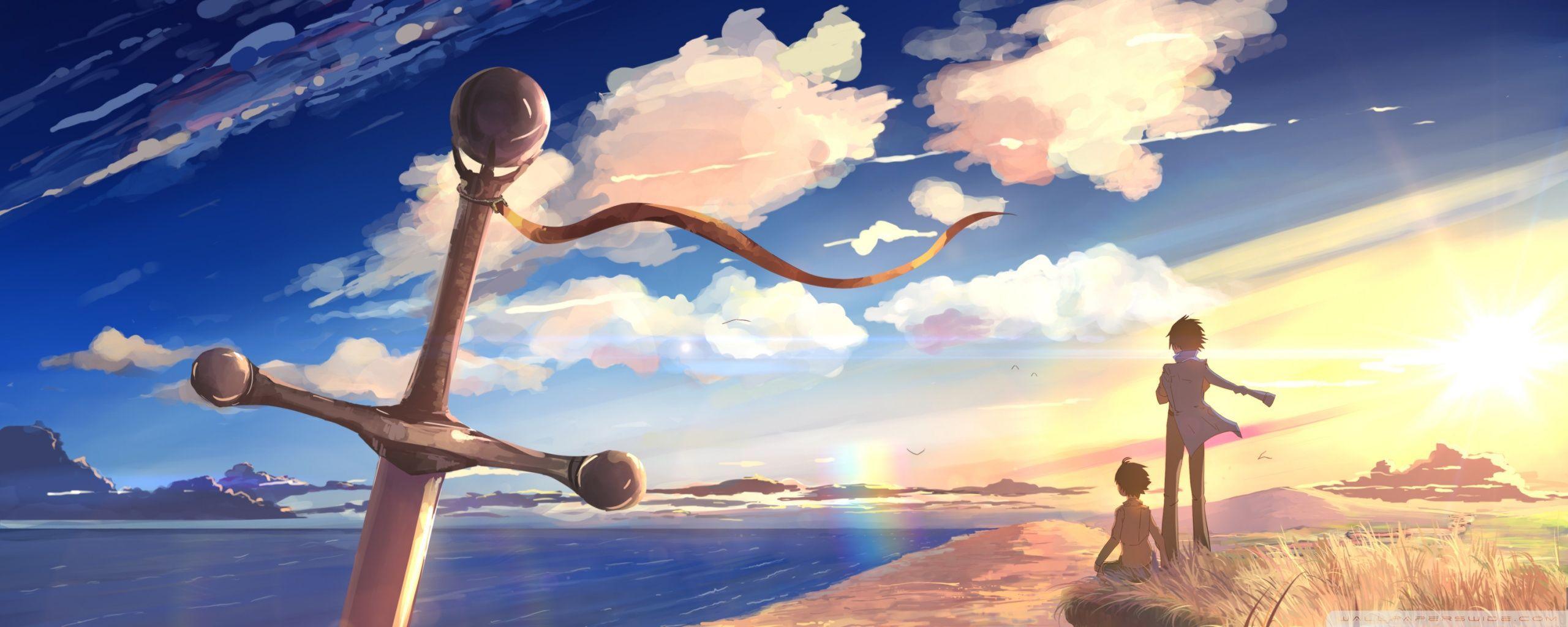 2560x1024 Dual monitor wallpaper anime Gallery