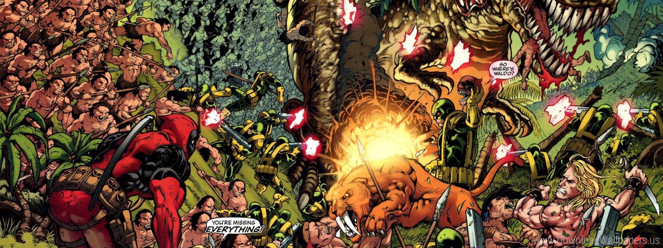 2560x960 Download Dual Screen Wide 2560x960, Comic Book