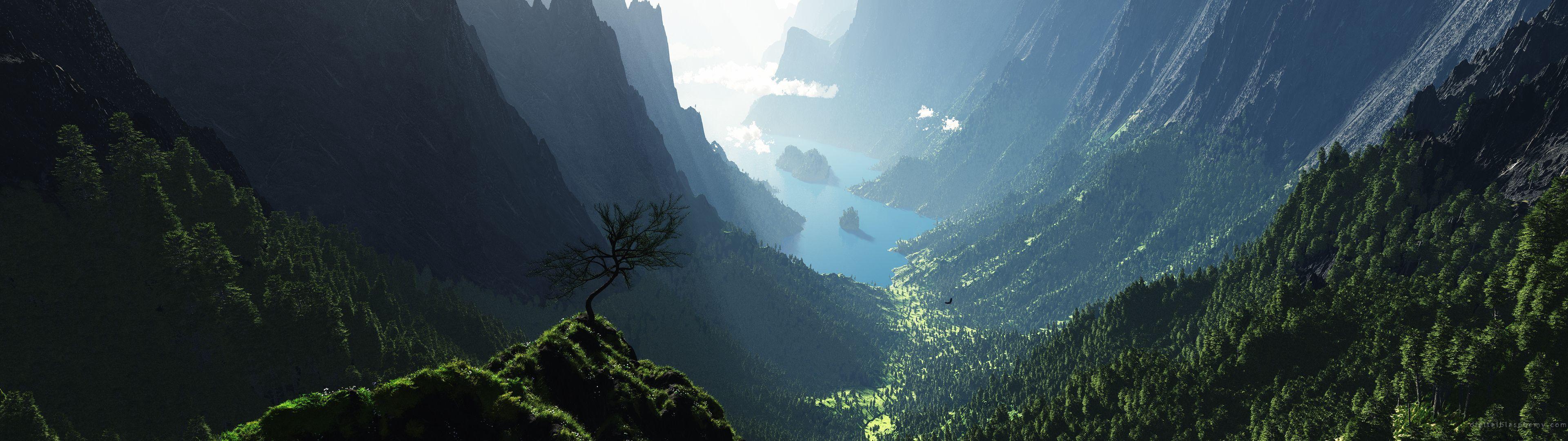 3840x1080 Multiple Monitor Wallpaper