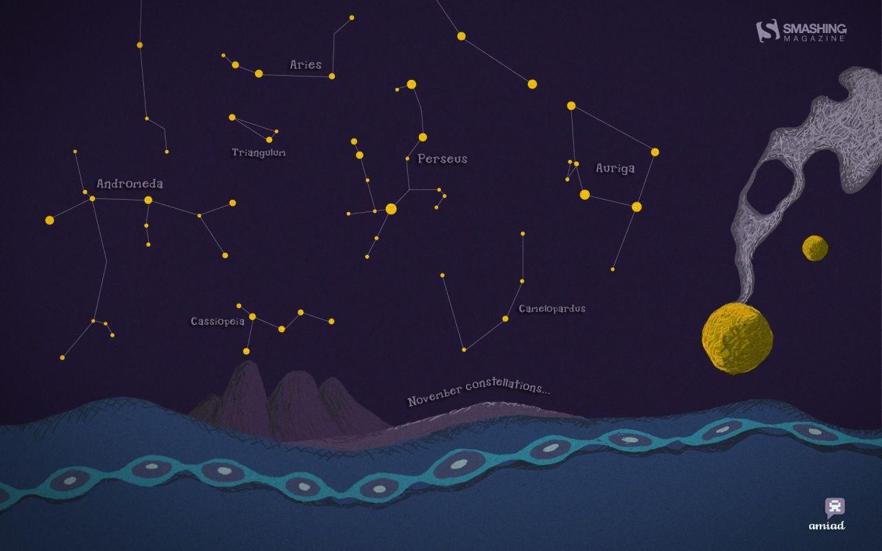 1280x800 Constellations Wallpaper