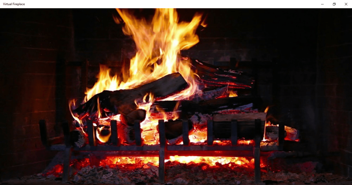 virtual fireplace 4k