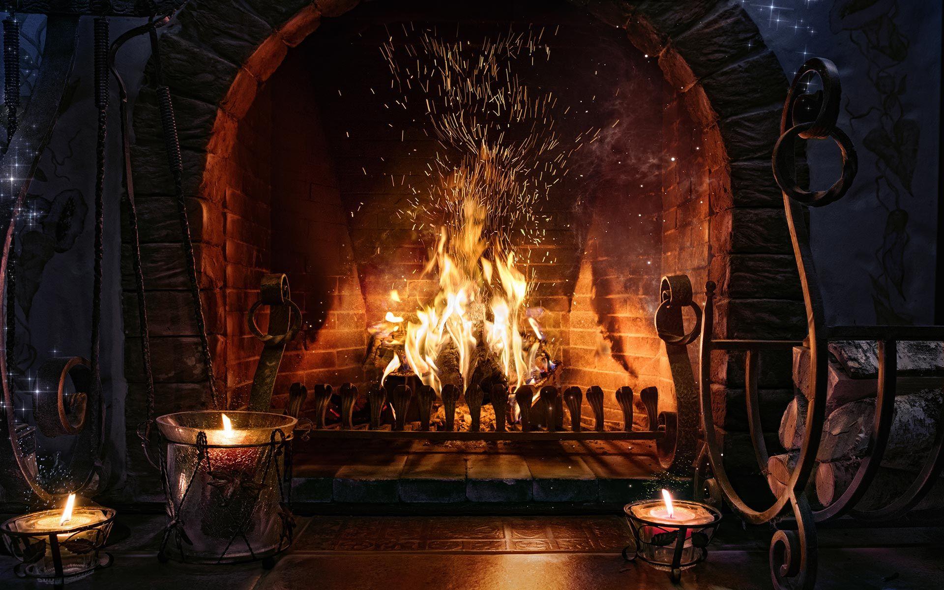 fireplace 4k download