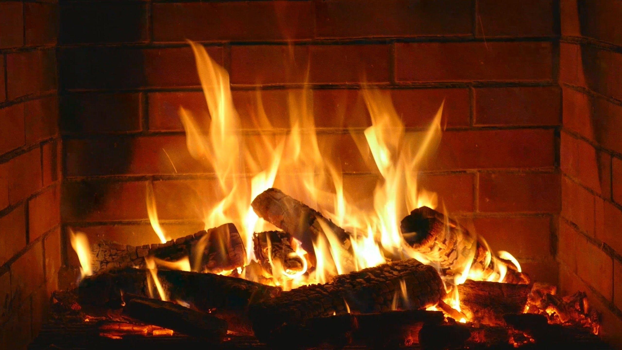 free real fireplace screensaver download