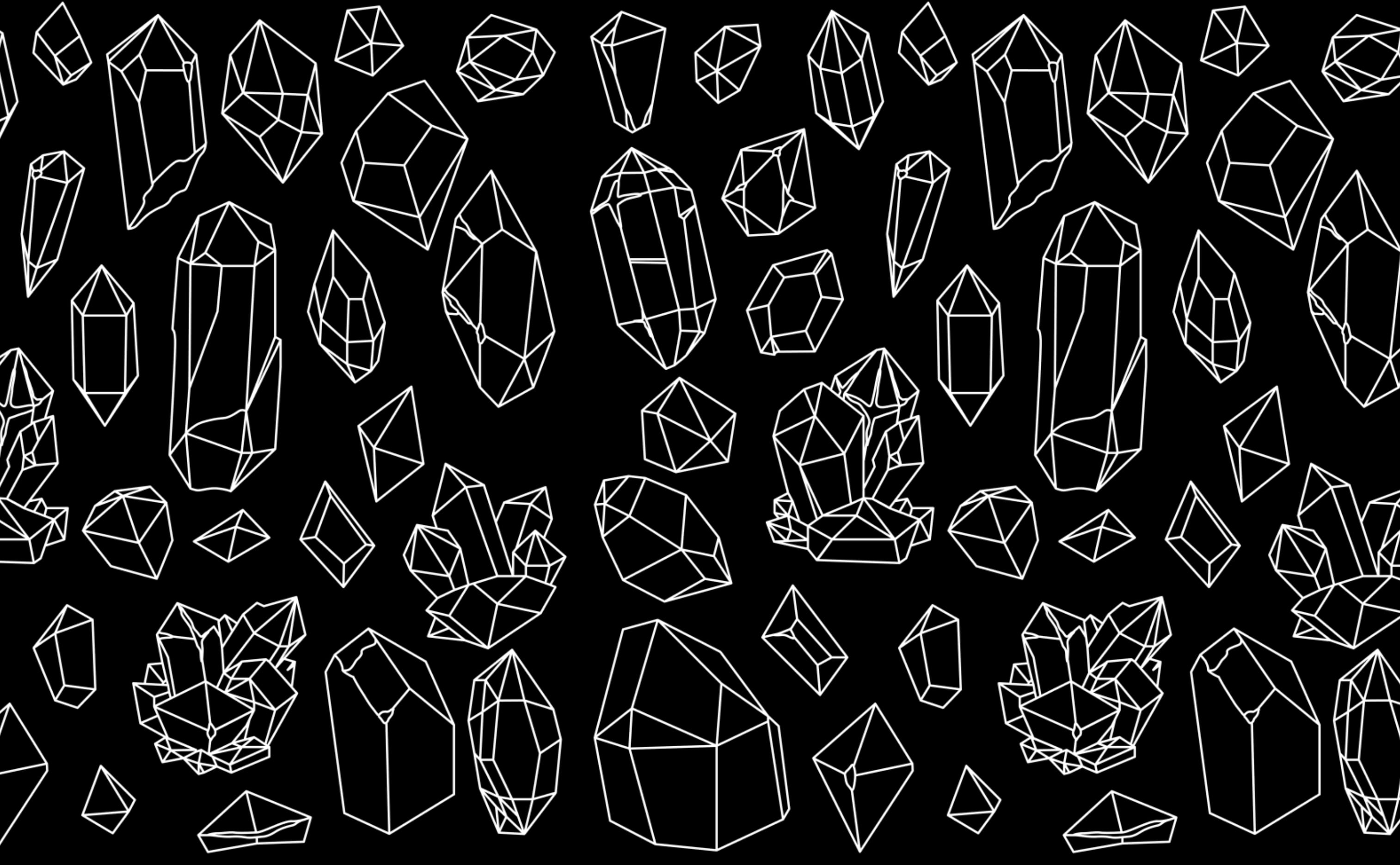 3028x1872 Black Gems Wallpaper for Walls