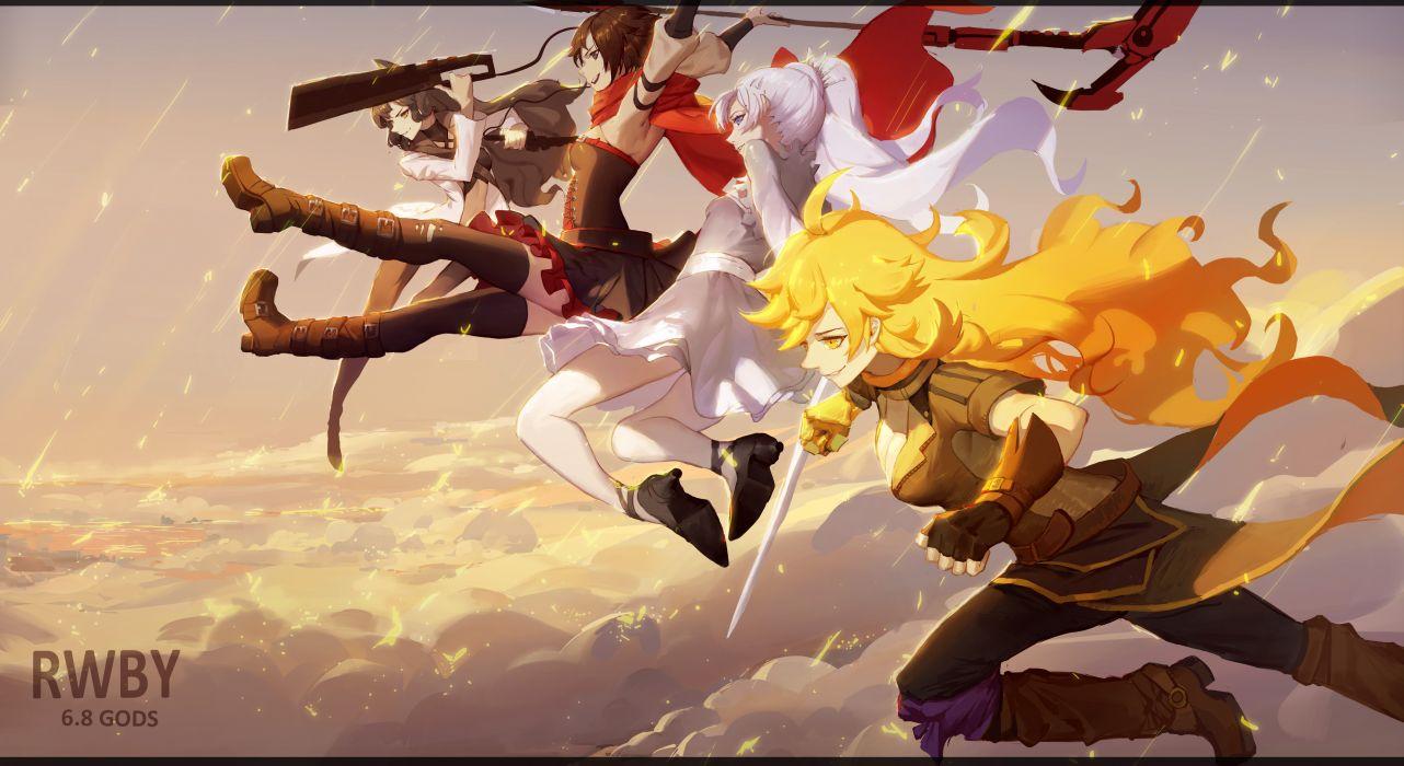 1282x700 blake belladonna gods ruby rose rwby
