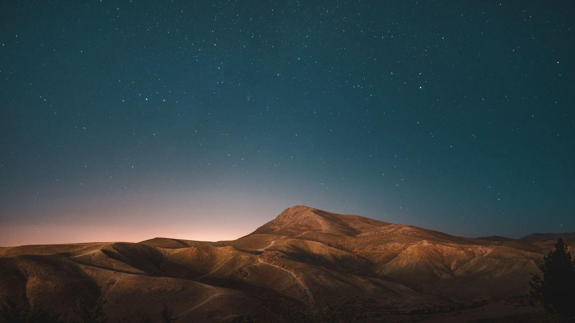 1920x1080 Clear Night Sky Stars Hình nền - Sa mạc đẹp vào ban đêm