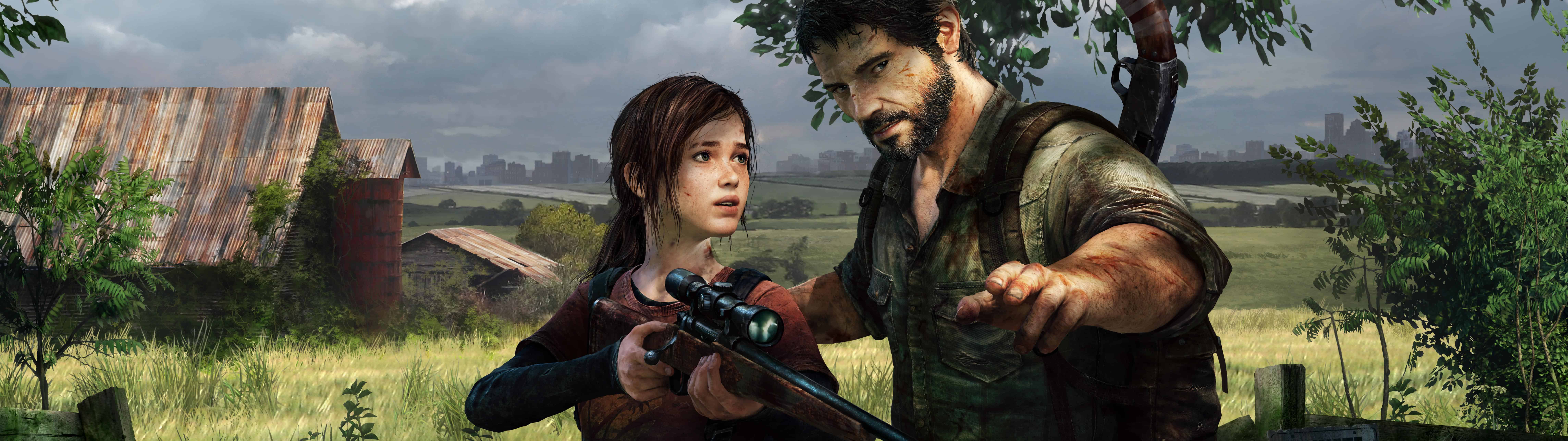 9153x2575 The Last Of Us Remastered Dual Monitor Wallpaper