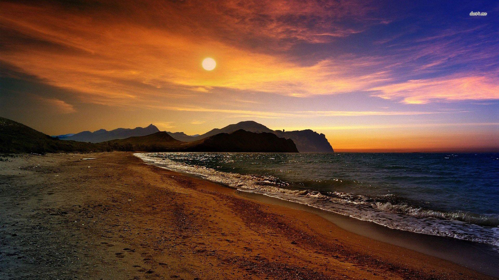 1920x1080 Crimea, Ukraine HD wallpaper. Beach, Sunset, Scenery