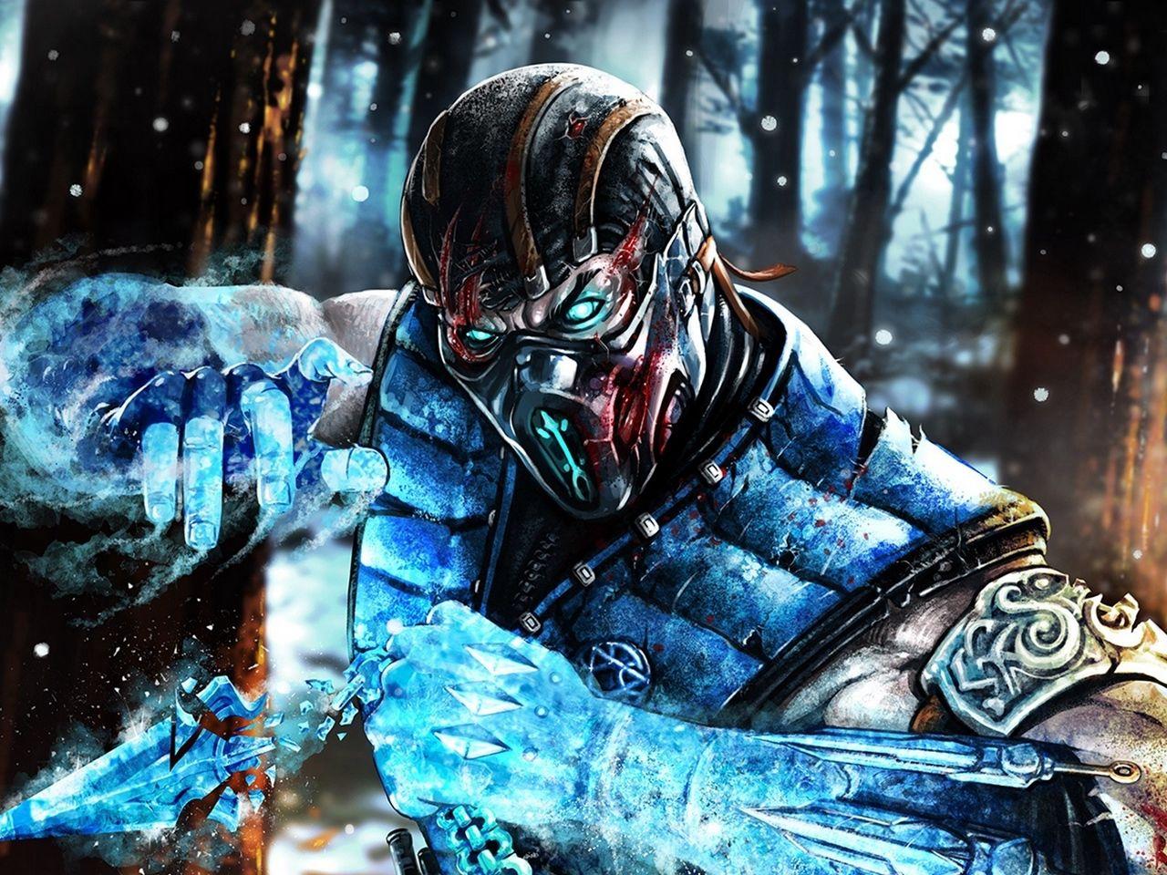 1280x960 Download Wallpaper 1280x960 Mortal Kombat, Sub Zero, Ninja, Art