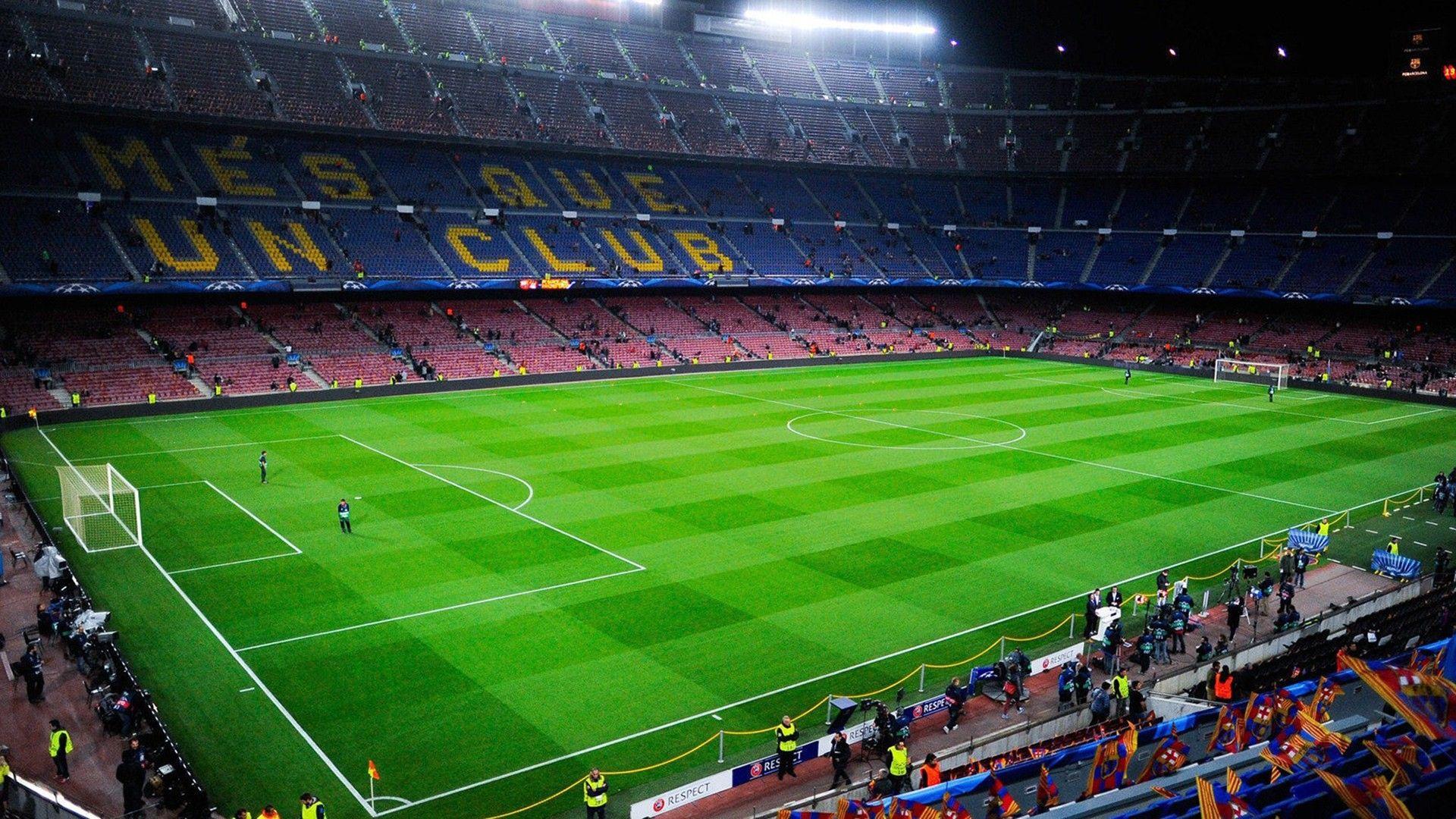 Camp nou Stadium РїРѕР»Рµ