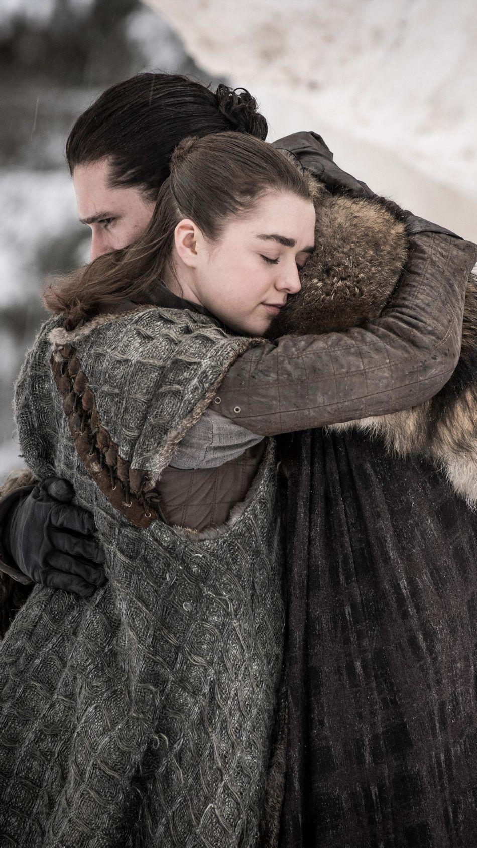 950x1689 Download Best Quality Jon Snow & Arya Stark In Game