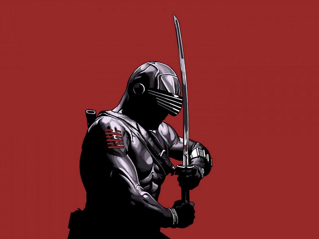 1280x960 Download wallpaper 1280x960 gi joe the rise of cobra, ninja, sword