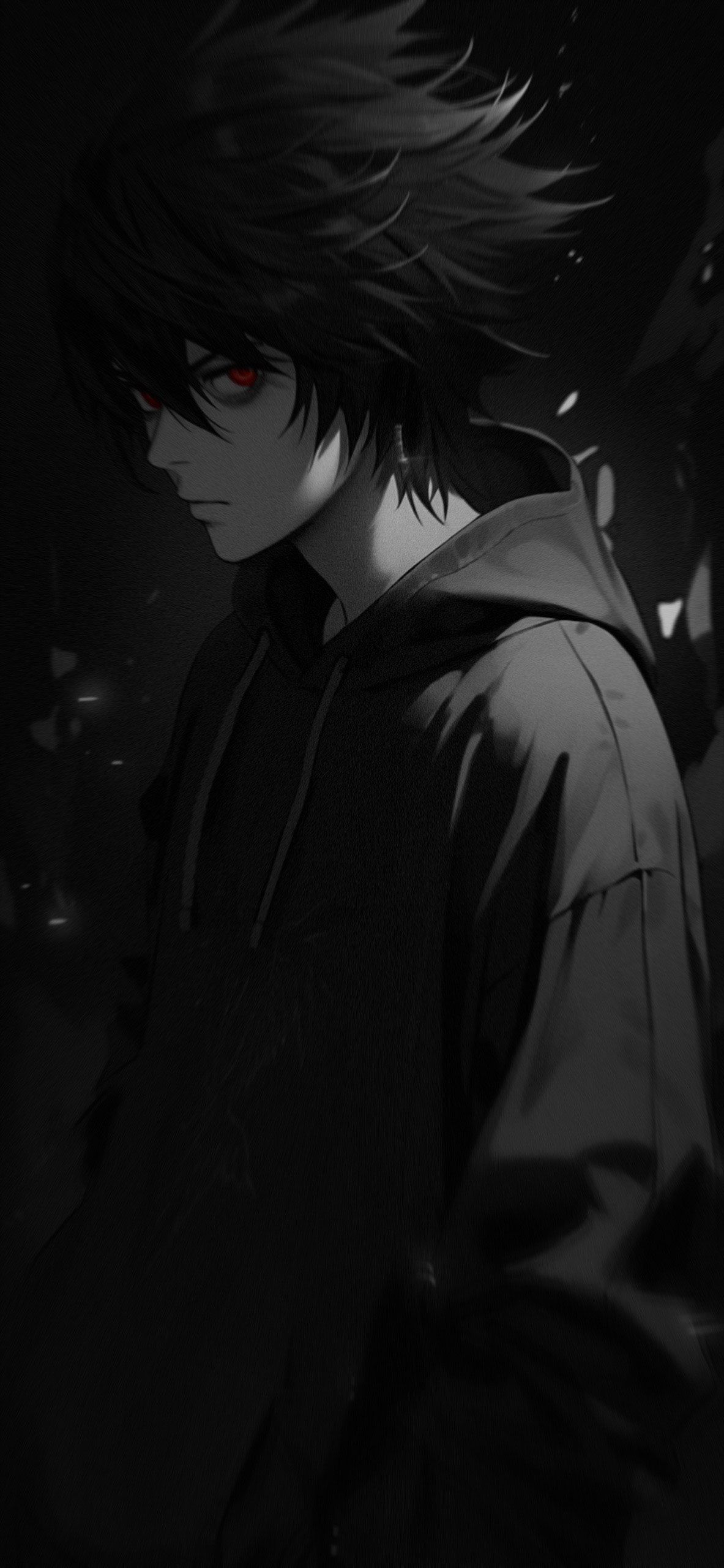 1183x2560 Death Note L Black Wallpaper