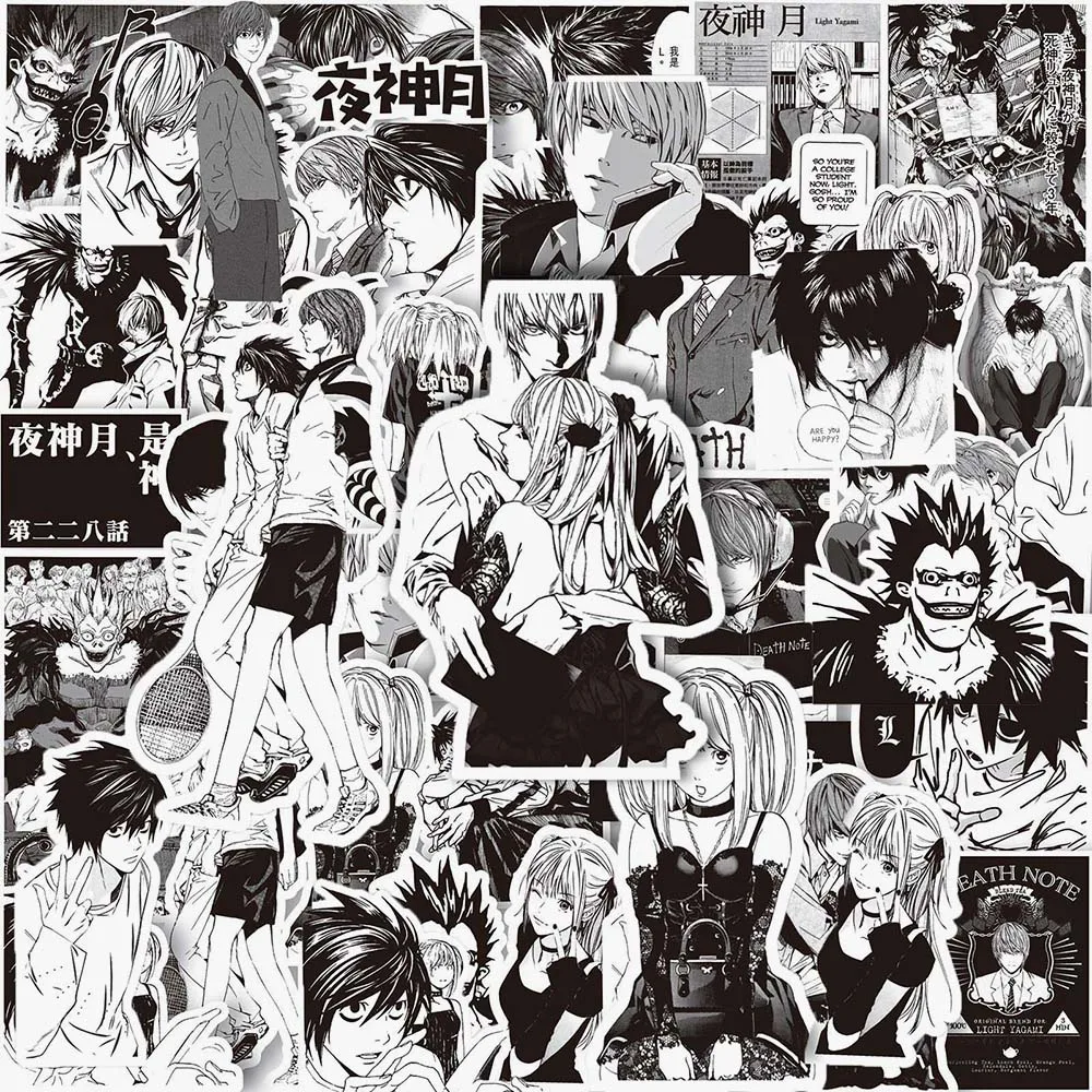 1000x1000 65pcs Anime DEATH NOTE DIY Graffiti