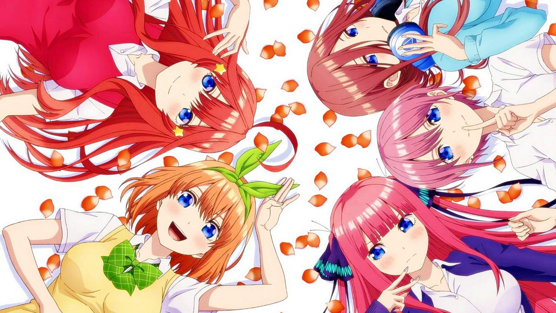 The Quintessential Quintuplets anime girl Nino Nakano 4K wallpaper download